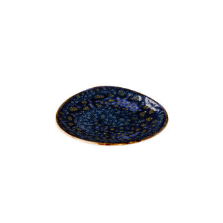 Q Authentic Servies Horeca Kwaliteit Jersey bord driehoek blauw 21 cm