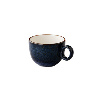 Q Authentic Servies Horeca Kwaliteit Jersey latte koffiekop stapelbaar blauw 350 ml