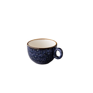 Q Authentic Servies Horeca Kwaliteit Jersey cappuccino kop stapelbaar blauw 200 ml