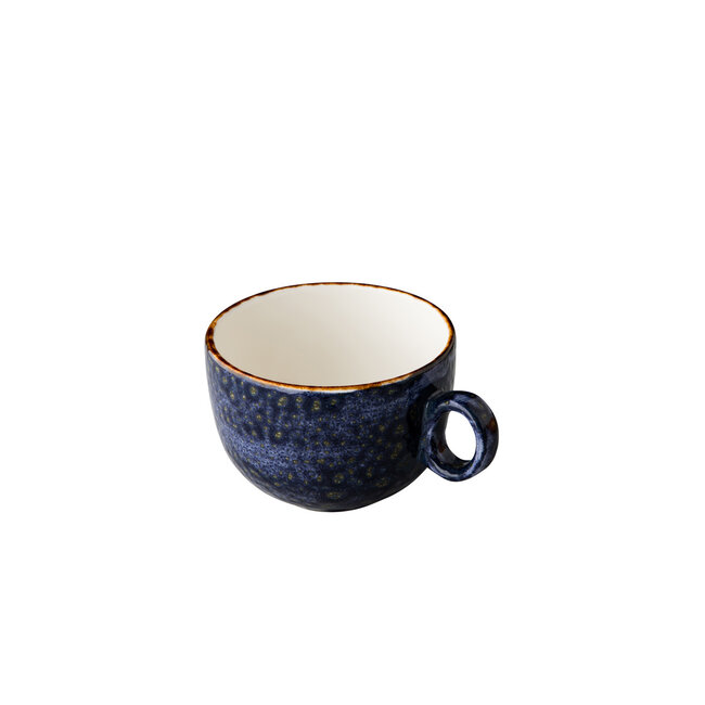 Q Authentic Servies Horeca Kwaliteit Jersey koffiekop stapelbaar blauw 160 ml