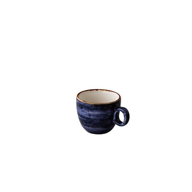 Q Authentic Servies Horeca Kwaliteit Jersey Espresso Kop Stapelbaar Blauw 80 ml 6/box