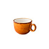 Q Authentic Jersey latte koffiekop stapelbaar oranje 350 ml