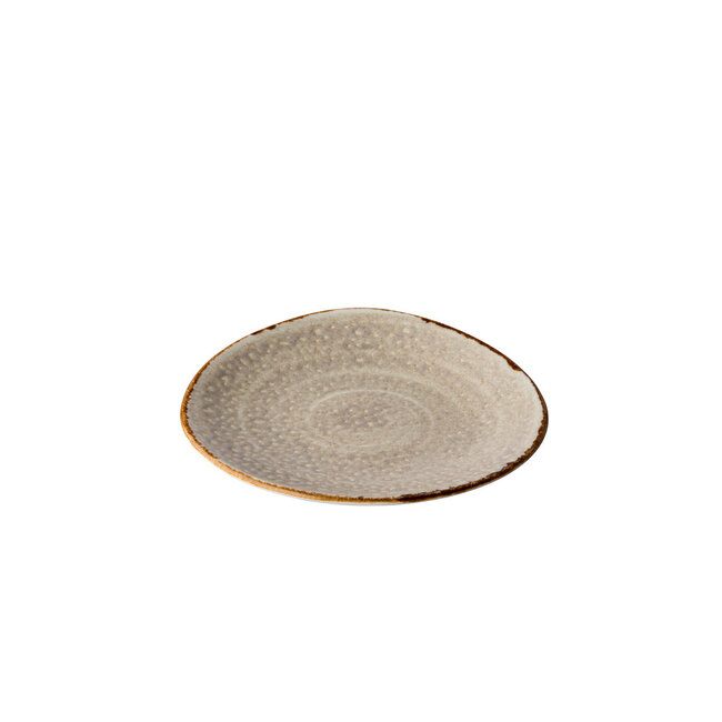 Q Authentic Servies Horeca Kwaliteit Jersey Bord Driehoek Grijs 17 cm 6/box
