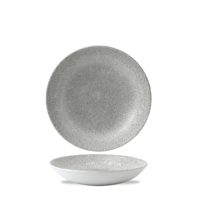 Churchill Servies Horeca Kwaliteit Raku Jasper Grey Evolve Coupe Bowl 18cm 12/box