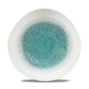 Churchill Servies Horeca Kwaliteit Raku Jade Green Round Trace Bord 26.4cm