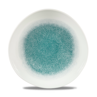 Churchill Servies Horeca Kwaliteit Raku Jade Green Round Trace Bord 26.4cm Churchill Servies Horeca Kwaliteit Raku Jade Green Round Trace Bord 26.4cm