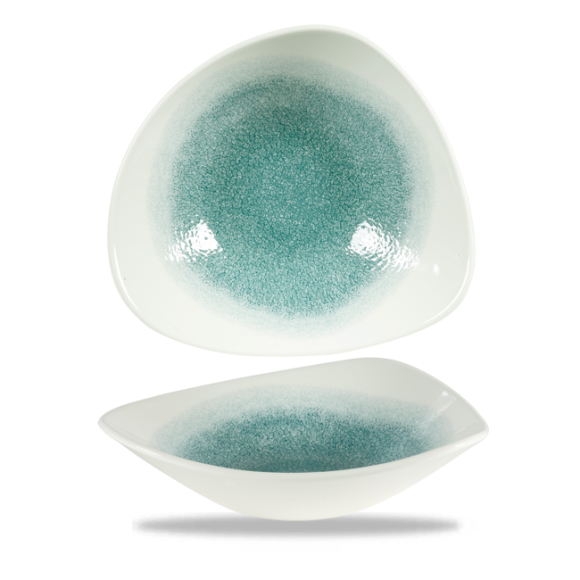 Churchill Servies Horeca Kwaliteit Raku Jade Green Lotus Bowl 23cm 12/box