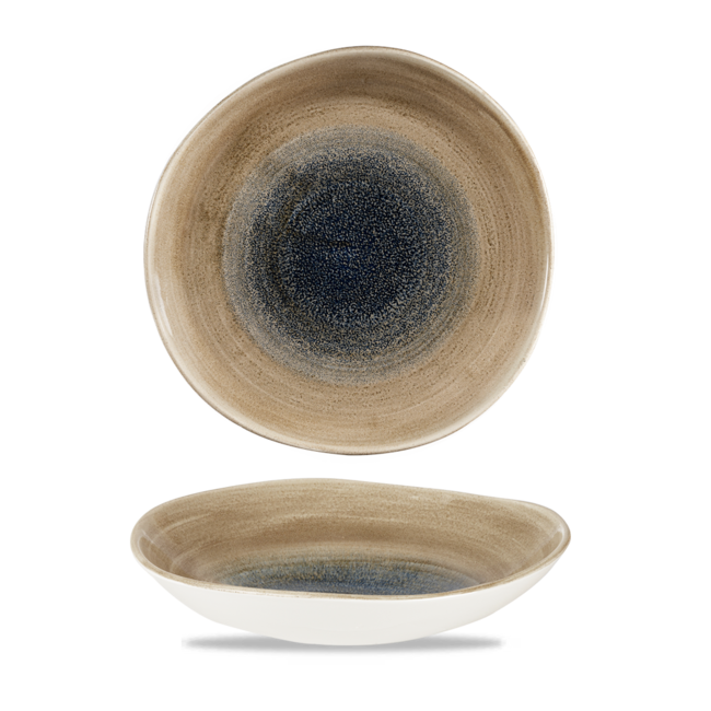 Churchill Servies Horeca Kwaliteit Stonecast Aqueous Bayou Round Trace Bowl 25,3 cm 12/box