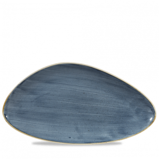 Churchill Servies Horeca Kwaliteit Stonecast Blueberry Triangle Chefs Bord 35.5x18.8cm