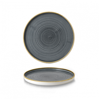 Churchill Servies Horeca Kwaliteit Stonecast Blueberry Walled Bord 21cm