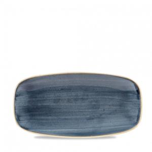 Churchill Servies Horeca Kwaliteit Stonecast Blueberry Chefs Oblong Bord 35.5x18.9cm