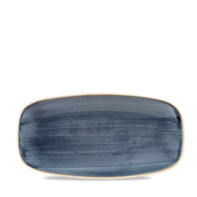 Churchill Servies Horeca Kwaliteit Stonecast Blueberry Chefs Oblong Plate 35.5 x 18.9cm 6/box
