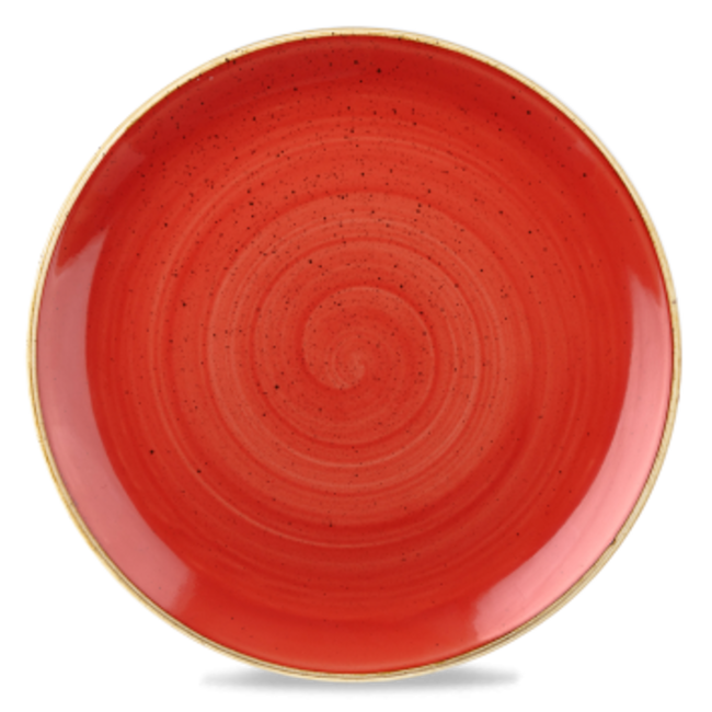 Churchill Servies Horeca Kwaliteit Stonecast Berry Red Evolve Coupe Plate 26cm 12/box