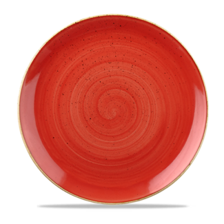 Churchill Servies Horeca Kwaliteit Stonecast Berry Red Evolve Coupe Bord 28.8cm