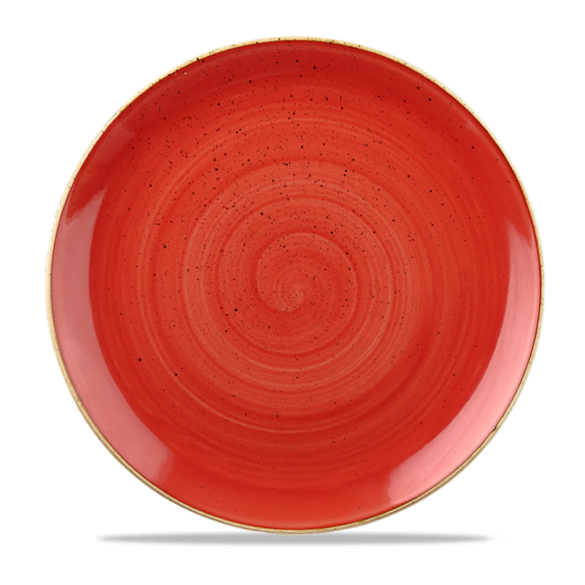 Churchill Servies Horeca Kwaliteit Stonecast Berry Red Evolve Coupe Plate 29cm 12/box