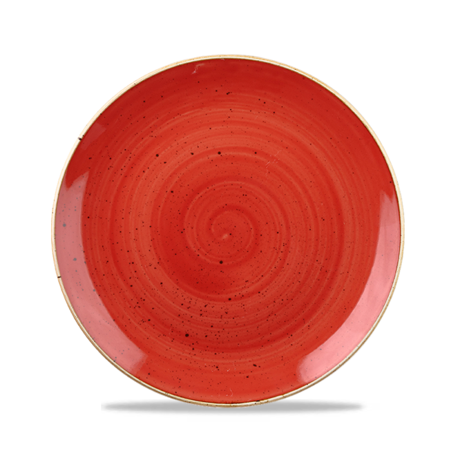 Churchill Servies Horeca Kwaliteit Stonecast Berry Red Evolve Coupe Bowl 25cm 12/box