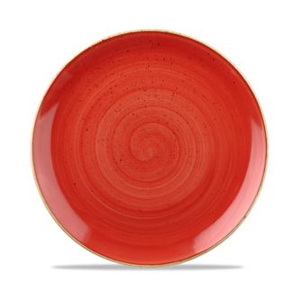 Churchill Servies Horeca Kwaliteit Stonecast Berry Red Evolve Coupe Bord 21.7cm