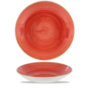 Churchill Servies Horeca Kwaliteit Stonecast Berry Red Coupe Large Bowl 31cm