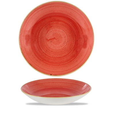 Churchill Churchill Stonecast Berry Red Coupe Large Bowl 31cm