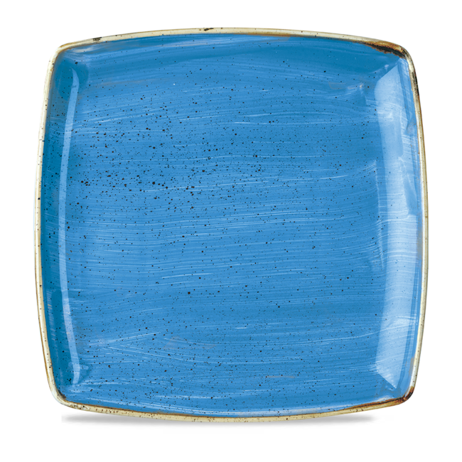 Churchill Servies Horeca Kwaliteit Stonecast Cornflower Blue Square Deep Plate 27cm 6/box
