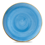 Churchill Churchill Stonecast Cornflower Blue Round Evolve Bord