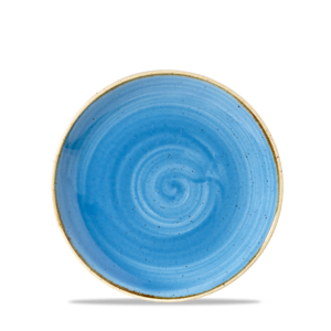 Churchill Servies Horeca Kwaliteit Stonecast Cornflower Blue Coupe Bord 16.5cm