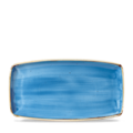 Churchill Stonecast Cornflower Blue Oblong Bord 34.5cm
