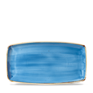 Churchill Servies Horeca Kwaliteit Stonecast Cornflower Blue Oblong Bord 34.5cm