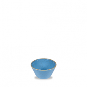 Churchill Stonecast Cornflower Blue Sauce Dish 9cl