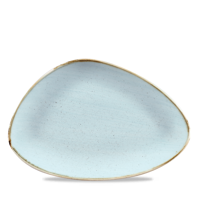 Churchill Servies Horeca Kwaliteit Stonecast Duck Egg Triangle Chefs Bord 30.4x20.5cm