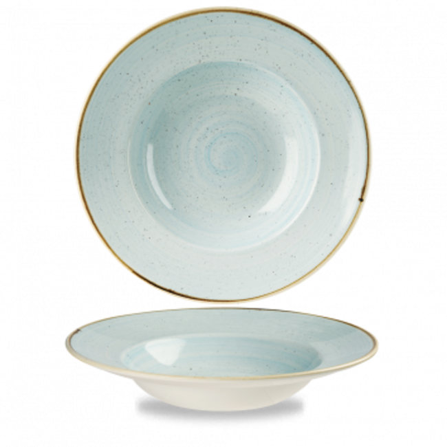 Churchill Servies Horeca Kwaliteit Stonecast Duck Egg Profile Wide Rim Bowl Large 27.69cm