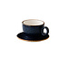 Q Authentic Servies Horeca Kwaliteit Jersey Latte Koffiekop Stapelbaar Blauw 350 ml 6/box