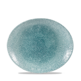 Churchill Servies Horeca Kwaliteit Raku Jade Green Orbit Oval Coupe Bord 27cm Churchill Servies Horeca Kwaliteit Raku Jade Green Orbit Oval Coupe Bord 27cm