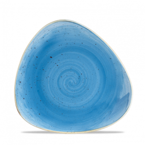 Churchill Stonecast Cornflower Blue Triangle Bord 19.2cm