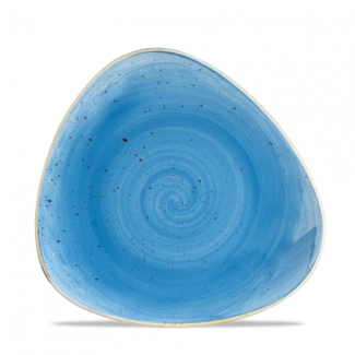 Churchill Servies Horeca Kwaliteit Stonecast Cornflower Blue Triangle Bord 19.2cm