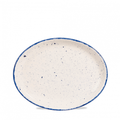 Churchill Servies Horeca Kwaliteit Stonecast Hints Indigo Oval Bord 25.4cm