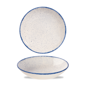 Churchill Stonecast Hints Indigo Evolve Coupe Bowl 18.2cm