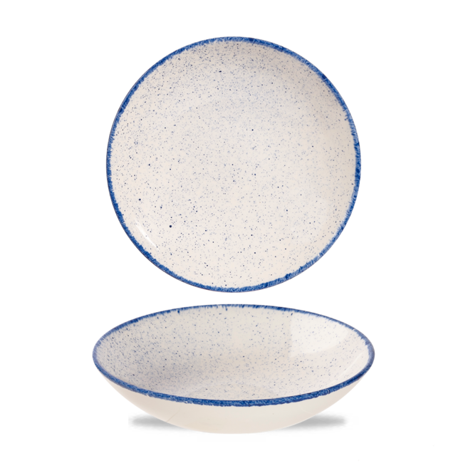 Churchill Servies Horeca Kwaliteit Stonecast Hints Indigo Evolve Coupe Bowl 18.6cm 12/box