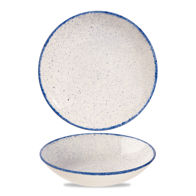 Churchill Servies Horeca Kwaliteit Stonecast Hints Indigo Evolve Coupe Bowl 24.8cm 12/box