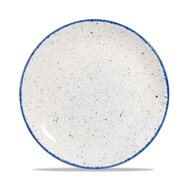 Churchill Servies Horeca Kwaliteit Stonecast Hints Indigo Evolve Coupe Plate 22.5cm 12/box