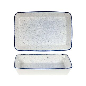 Churchill Servies Horeca Kwaliteit Stonecast Hints Indigo Rectangle Baking Dish 53x16x6.5cm
