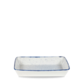 Churchill Servies Horeca Kwaliteit Stonecast Hints Indigo Rectangle Baking Dish 25.4cm