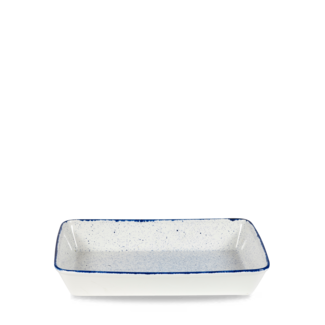 Churchill Servies Horeca Kwaliteit Stonecast Hints Indigo Rectangle Baking Dish 25.4cm