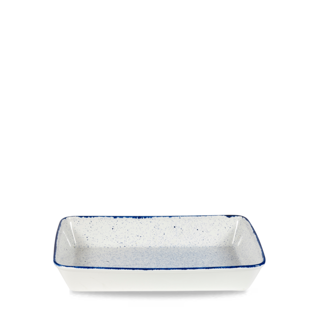 Churchill Servies Horeca Kwaliteit Stonecast Hints Indigo Rectangle Baking Dish 38cm 4/box