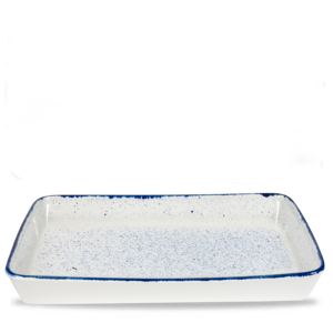 Churchill Servies Horeca Kwaliteit Stonecast Hints Indigo Rectangle Baking Dish 53x32.5x6.2cm