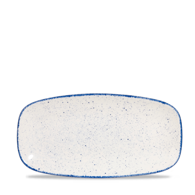 Churchill Servies Horeca Kwaliteit Hints Indigo Chefs Oblong Plate 29.8 x 15.3cm 12/box
