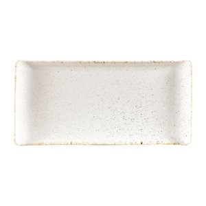 Churchill Stonecast Hints Barley White Rectangle Buffet Tray 30cm