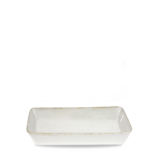 Churchill Servies Horeca Kwaliteit Stonecast Hints Barley White Rectangle Baking Tray 25.4cm