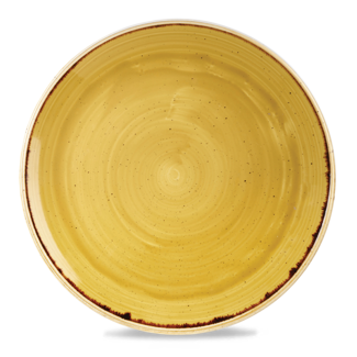 Churchill Servies Horeca Kwaliteit Stonecast Mustard Coupe Evolve Bord 32.4cm