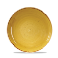 Churchill Stonecast Mustard Evolve Coupe Bowl 24.8cm